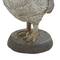 White Polystone Farmhouse Sculpture, Rooster 12" x 8" x 5"